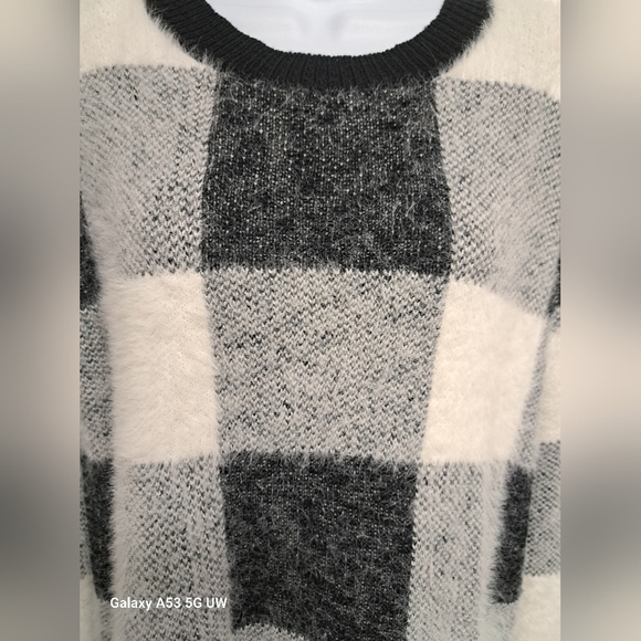 Designer Lab Lord & Taylor S Colorblock Sweater Long Sleeve Stretch Knit - Picture 4 of 8